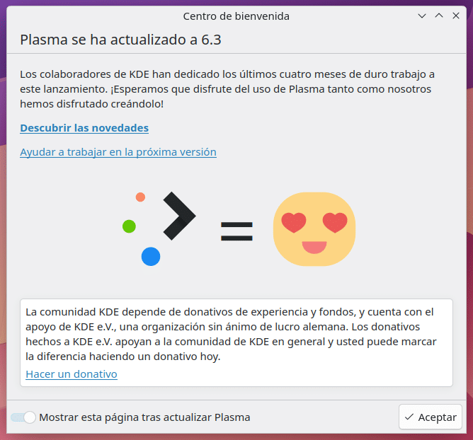 KDE Plasma 6.3